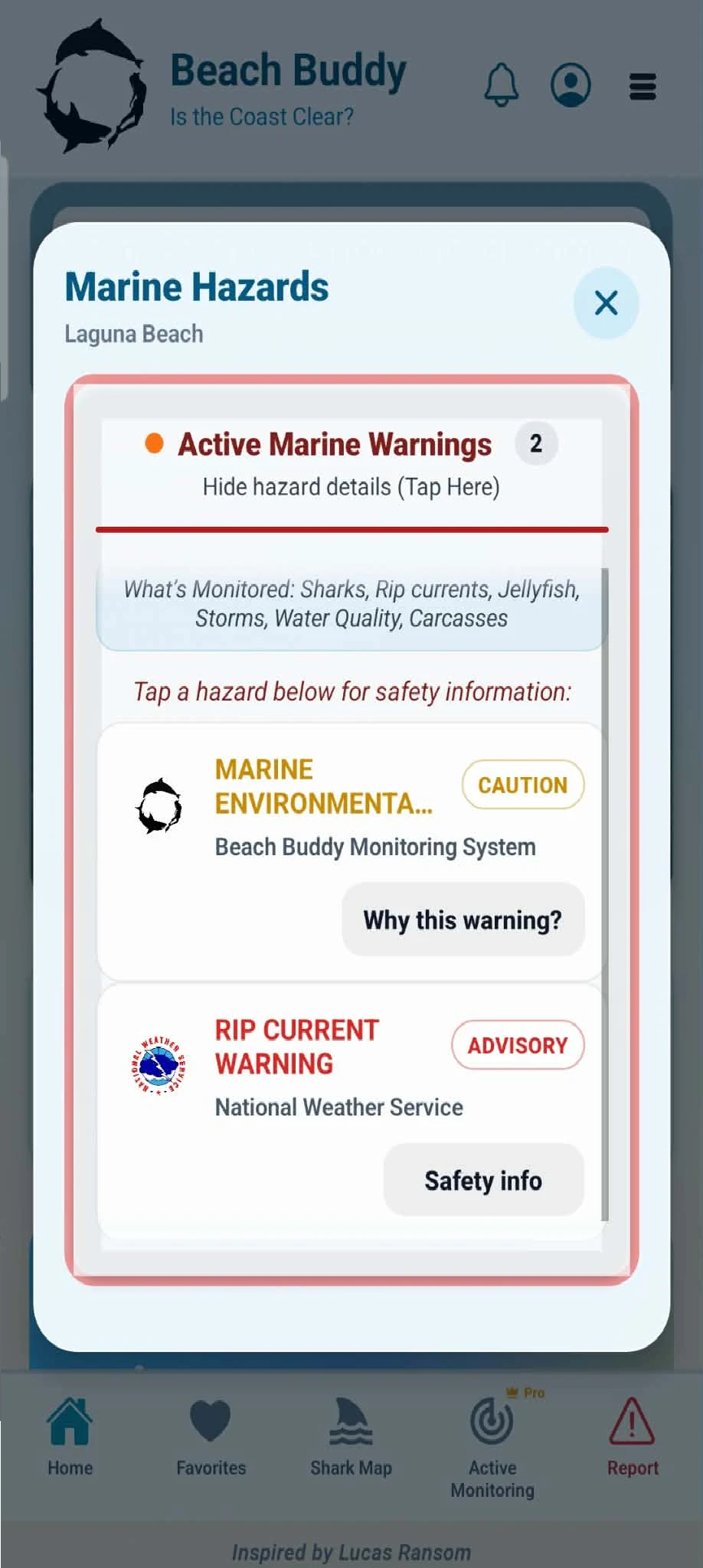 Beach Buddy screenshot